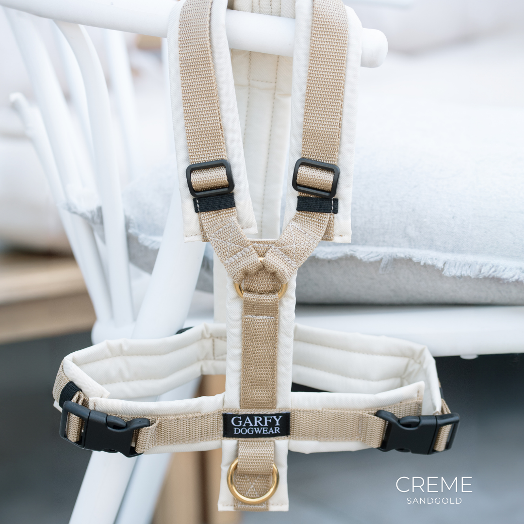 Harnais pour chien Archie's marron clair