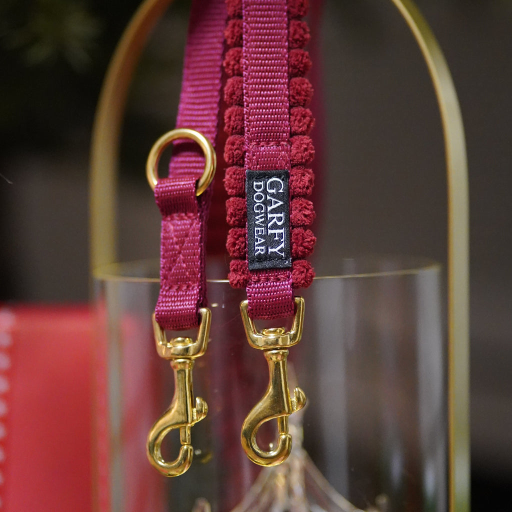 Cord Hundeleine Merlot