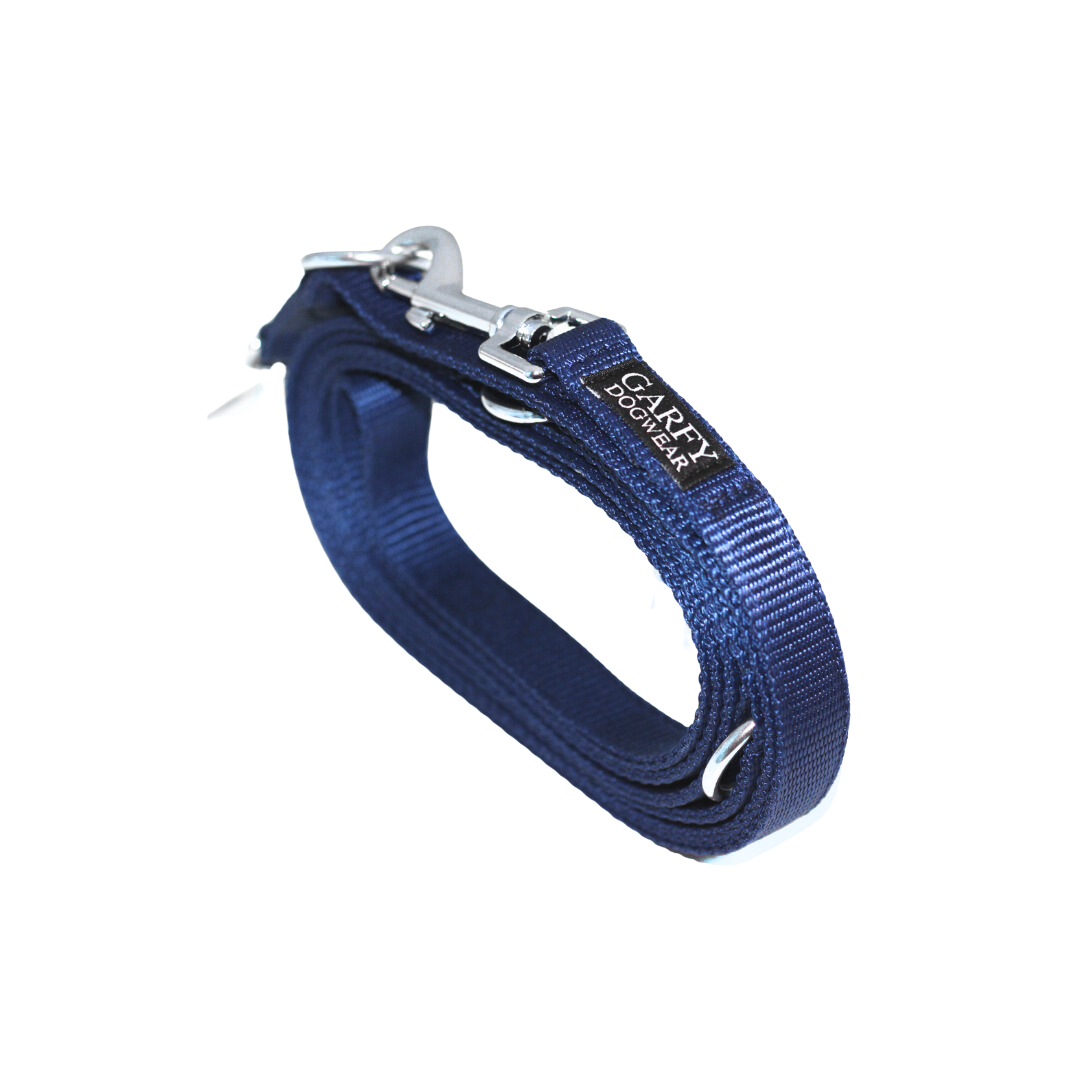 Webbing leash Indigo