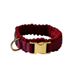 Cord Hundehalsband Merlot