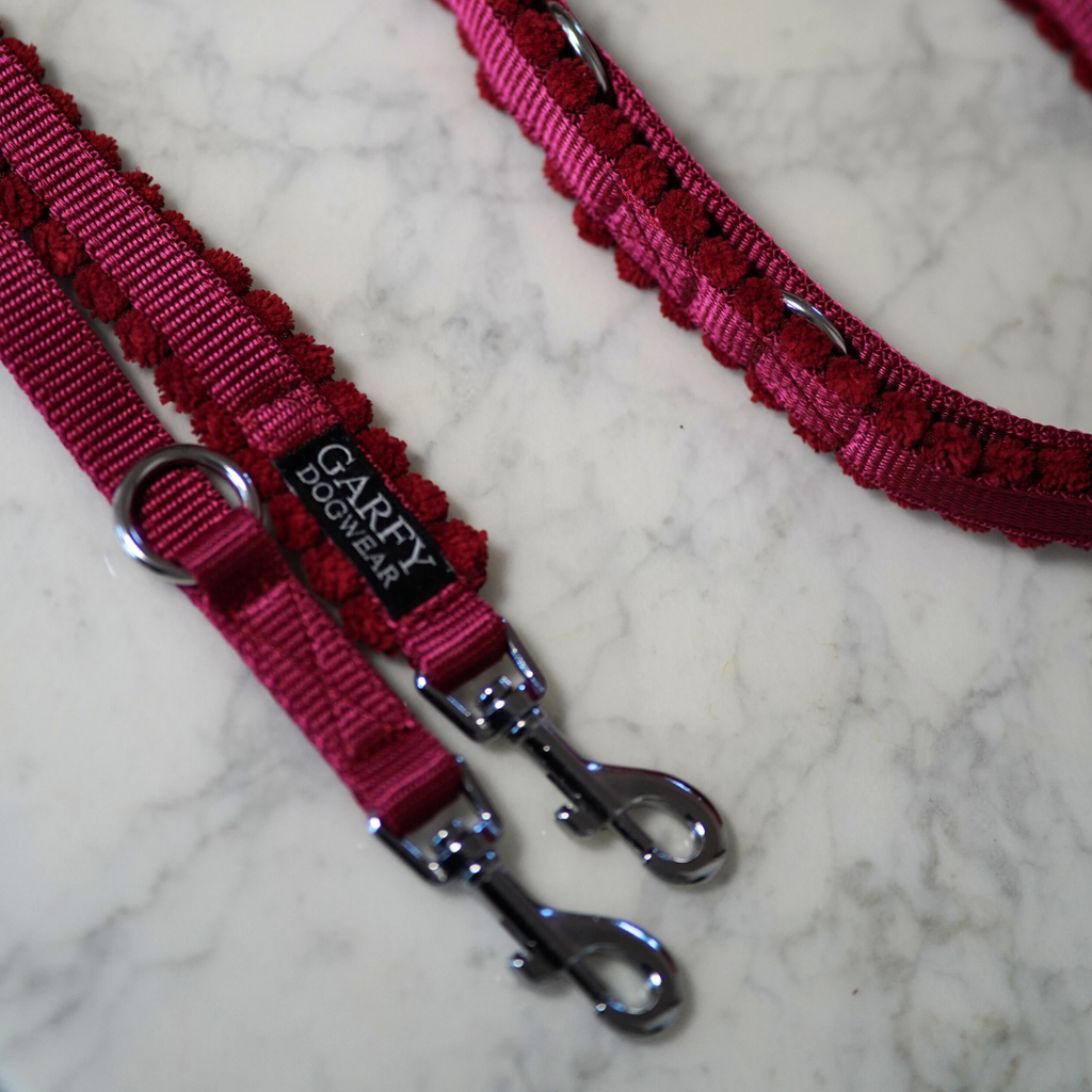 Cord Hundeleine Merlot