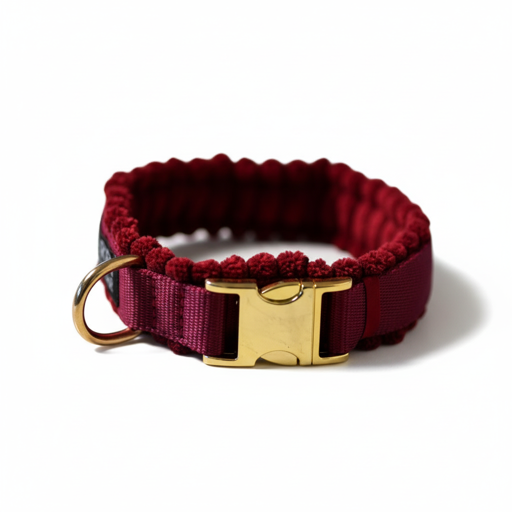 GARFY DOGWEAR Burgundy Collar